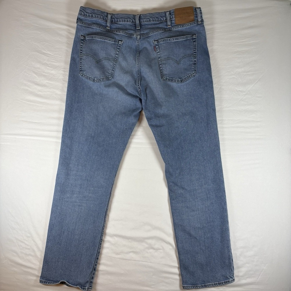 Levi's 514 Straight Fit Jeans Mens 40x32 Blue Denim Premium Casual Classic - Picture 7 of 13